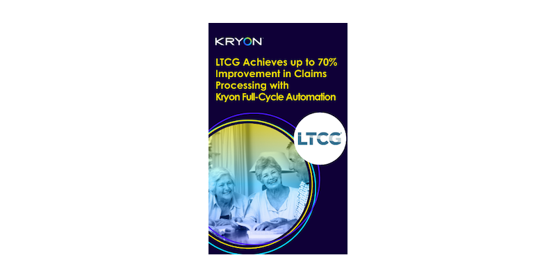 Success Story: LTCG Achieves Up to 70% Improvement in Claims Processing Proficiency with Kryon Full-Cycle Automation Transformation